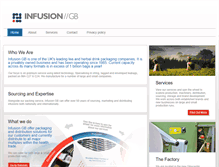 Tablet Screenshot of infusiongb.com